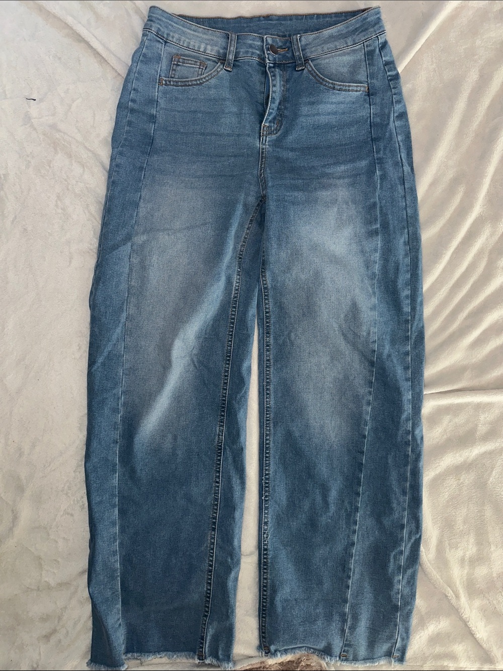 Women’s High-Rise wide Leg Blue Jeans